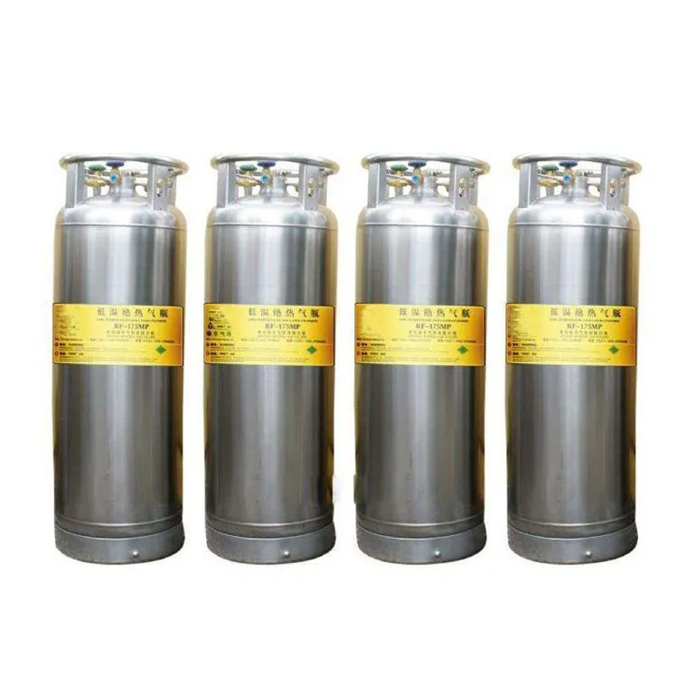 Cryogenic 80L 2.3MPa Gas Cylinder Liquid Oxygen Dewar LNG Dewar Flask for LO2 LN2 LAr LNG