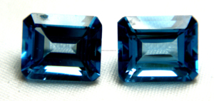 อัญมณีบุษราคัมธรรมชาติ100% ลอนดอนสีฟ้าขนาดปรับแต่งรูปร่างที่ดีที่สุดสำหรับการตั้งค่าเครื่องประดับขายส่ง - Product Image 2