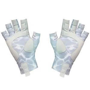 2024 Design Fingerless Fishing Gloves for Men and Women Fly Fishing Gloves Sun Gloves for Kayaking