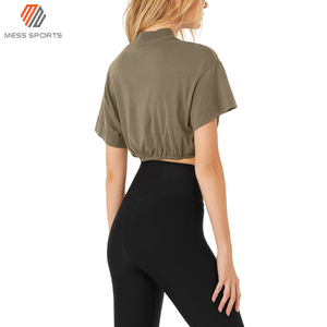 Sudaderas Cortas al por Mayor para Mujer, Nueva Colección, Cuello Redondo, Manga Larga, Casual, Moda Urbana, de la Mejor Calidad - Product Image 2