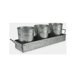 Personnalisé Vintage classique Caddy Seau unique élégant personnalisé élégant Métal P. enduit Ustensiles Caddy verre, étagère à épices - Product Image 4