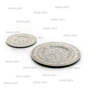 Ensemble de 2 assiettes de présentation rondes de tailles différentes, taille personnalisée, assiette de présentation pour mariage, fête, usage domestique - Product Image 5