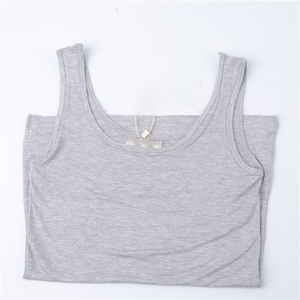 2015 New Style Nylon Spandex Black tank <b>Top</b> Fitness Gym tank <b>Top</b> Shirt for Womens Plus Size Cotton / Bamboo Fiber - Product Image 5