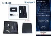 Cuaderno de Cuero de Lujo con Bolígrafo, Llavero y Tarjetero, Set de Regalo Corporativo para Clientes, con Logotipo Personalizado