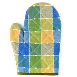 100% OEM Heat Resistant Dishwasher Safe Eco-Friendly Oven Mitten Set Organic Cotton Professional Beautiful Design Printed - Product Image 3