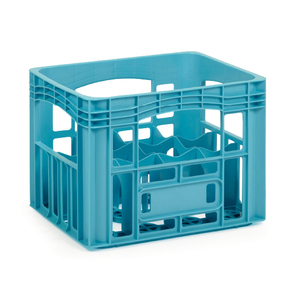 Plastic Milk Crate Drink Crate Wine Crate Divided Storage Box Beverage Box Original Material HDPE Guloglu Plastic 400*300*300mm