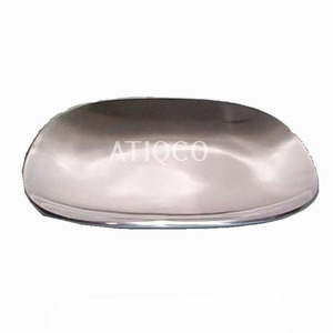 Assiette rectangulaire vintage en aluminium moulé sous pression Atiqco, finition miroir, écologique, pour la décoration de la maison, idéale pour les fruits et les dîners. - Product Image 2