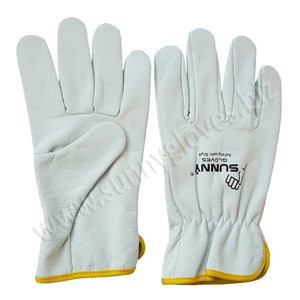 Best Selling Customize Logo Goat Skin Leather Working <b>Driver</b> <b>Gloves</b> by Sunny <b>Gloves</b> - Product Image 4