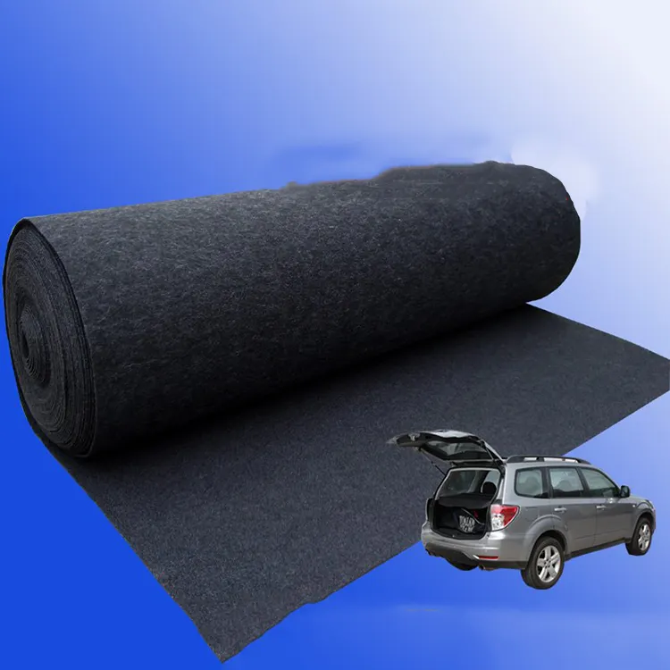 Tecido 500gsm para tapete de carro, tecido de cobertura de carro