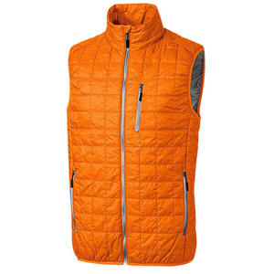 Automne hiver hommes veste sans manches Logo personnalisé broderie grande taille en plein air course gilet chaud Veste hommes - Product Image 4