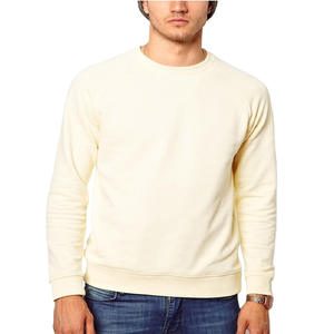 Nueva venta al por mayor de algodón en blanco con cuello redondo liso pulóver sudaderas con capucha personalizado Otoño Invierno Casual ropa de calle para hombres sudaderas con capucha sudaderas - Product Image 5