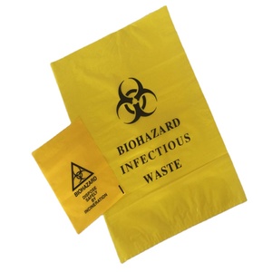 ถุงบรรจุขยะแบบม้วนพลาสติก LDPE แบนมีรูขนาด1ตันสำหรับใช้ในโรงพยาบาล - Product Image 3