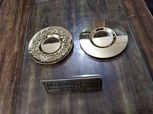 Paten modelo de latón y acero pulido, suministros de iglesia de metal, artesanías de metal de estilo religioso - Product Image 3