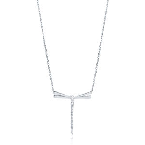 Collier à breloques en pierre de Zircon, joli Design de libellule, fabrication artisanale turque, vente en gros, bijoux, pendentif en argent Sterling 925 - Product Image 2