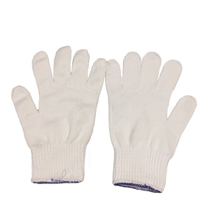 ถุงมือทำงานถัก,ผ้าฝ้ายโพลีเอสเตอร์ถักถุงมือทำงานวัด10 - Product Image 1