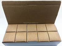 Boîte en papier Kraft pour huile d'olive, emballage de bouteilles en verre, protecteur, boîte en papier pour 30ml 50ml 100ml 500ml
