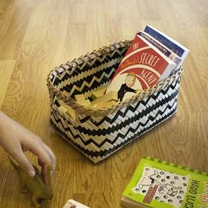 Cesta de almacenamiento tejida de bambú anidada, organizador decorativo, hecho en Vietnam - Product Image 6