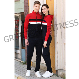 Conjuntos de ropa interior de felpa para parejas, Top corto de Color sólido y pantalones tobilleros, pijama suave y cálido para invierno, 2 piezas - Product Image 2