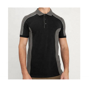 Ensemble polo et t-shirt 100% coton pour homme, top ventes, short de coupe droite de haute qualité à boutons noirs et décontractés ODM, vente en gros au meilleur prix - Product Image 2