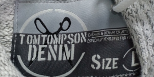 Pull en maille décontracté pour homme à col châle et manches longues, en coton, avec étiquettes de marque originales, surplus du Bangladesh - Product Image 4