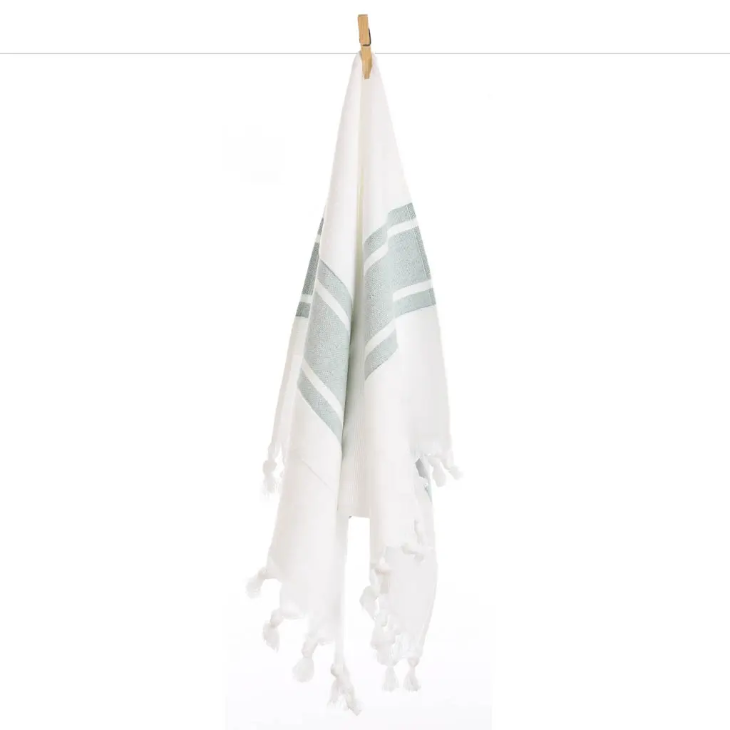 Elmas Double Side Wholesale Hand Towels Custom Logo Customize Kitchen Gym Towel Set Cotton Tea Towel Lightweight Super Absorbent