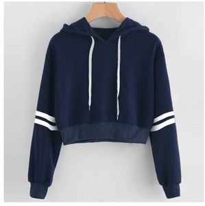 Sweat à capuche pour femme, sweat-shirt design personnalisé de haute qualité, haut court - Product Image 2