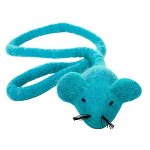 Chất Lượng Cao Handmade Pet Đồ Chơi Màu Sắc Sinh Thái Thân Thiện Với Môi Len Bóng Cảm Thấy Chuột Cho Mèo Và Vật Nuôi - Product Image 3
