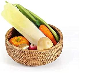 Exclusive Quality Rattan Food <b>Bowl</b> Customized Shape and Size Fruit Salad <b>Bowl</b> for Restaurant and Hotel Use Stylish Kitchenware - Product Image 5