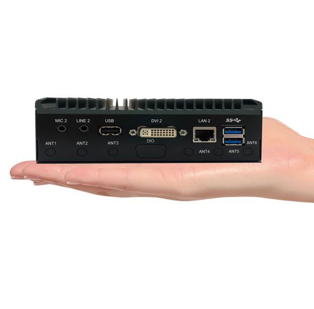Car PC Intel Celeron N3060 Braswell CPU In-Vehicle Computer With 9~48V DC Input In-Vehicle Computer