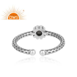 Natural Blue Lapis Lazuli <b>Ring</b> Antique Looking 925 Sterling Silver Designer <b>Adjustable</b> <b>Ring</b> Jewelry Manufacturer - Product Image 4