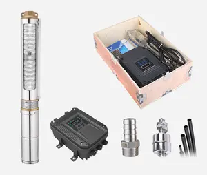 high quality deep well solar water pump kit abs impeller plastic 4 inch set centrifugal bore hole solar submersible water pump