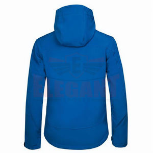 Vestes softshell pour hommes Logo personnalisé Design décontracté unique Veste coupe-vent en nylon à fermeture éclair pour hommes - Product Image 6