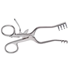 Écarteur en acier inoxydable, 4.5 pouces, (11.5cm), 2x3 dents tranchantes - Product Image 2