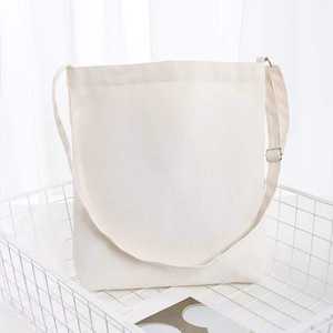 Miles Hot Canvas Lady Sacs à bandoulière Petit sac fourre-tout en toile de coton Sac personnalisé en toile avec poche - Product Image 3