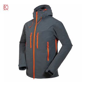 Hot Sale Men's <b>Waterproof</b> Hooded Outdoor Hiking Rain <b>Jacket</b> Breathable Windproof Quick Dry Eco-Friendly Custom Stand <b>Thin</b> Coated - Product Image 3