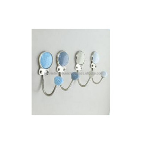 ที่แขวนกุญแจโลหะสีน้ำตาล,ตะขอแขวนติดผนังที่จัดระเบียบของตกแต่งหินตกแต่งพร้อมตะขอ3อันสำหรับบ้านและสำนักงาน - Product Image 5