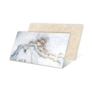 หินอ่อนธรรมชาติดูขัดเงา Vitrified เอเชียกระเบื้อง Elevation กระเบื้องพอร์ซเลน 600x1200 มม.สําหรับโรงแรมระดับเจ็ดดาว - Product Image 3