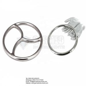 Anillo de suspensión Shibari de acero inoxidable, anillo de suspensión liso/Shibari Triskele/anillo de suspensión Shibari de acero unido - Product Image 1