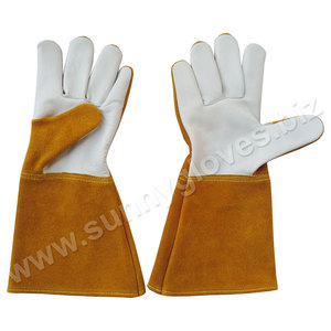 ที่มีคุณภาพสูงหนังถุงมือทำงานถุงมือเชื่อม - Product Image 5