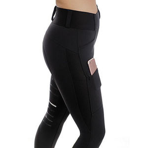 New Equestrian Clothing Sports Wear <b>Leggings</b> <b>with</b> Belt Loop <b>Phone</b> <b>Pocket</b> Technical Horse <b>Riding</b> <b>Leggings</b> Tights Custom Wholesale - Product Image 2
