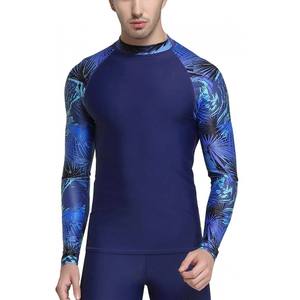 เสื้อกันผื่นสำหรับผู้ใหญ่แขนยาวผ้าโพลีเอสเตอร์/ ไนลอนและสแปนเด็กซ์ - Product Image 2