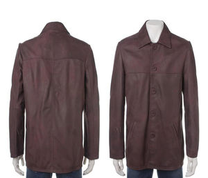 Primo Equine PE-007 Hommes Formelle Mince Veste Matelassée Ainline En Cuir Shell Imperméable Personnalisable Couleurs Logo Hiver Prêt - Product Image 1