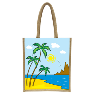 High Quality Burlap Tote Jute <b>Bag</b> Fashionable Custom Printed Shopping <b>Bag</b> in India West Bengal - Product Image 2