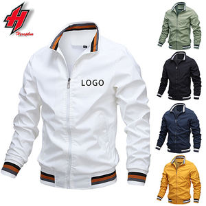 Blouson d'hiver pour homme en toile enduite à motif lettres, coupe slim, style hip-hop - Product Image 2