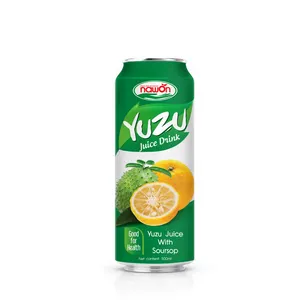 ISO GMP 500ml NAWON Yuzu Juice Soursop Geschmack in Dose OEM/ODM Großhandel Kostenlose Probe Getränke hersteller in Vietnam