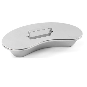 Plateau tennis en acier inoxydable, Instruments ajourés avec couvercle - Product Image 3