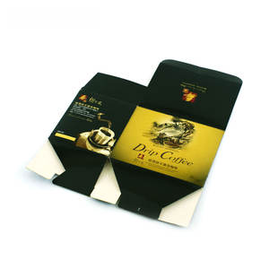 Custom Color Printed <b>Recycled</b> Materials Paper <b>Box</b> with Matt Lamination & Embossing for Tea & Coffee - Product Image 5