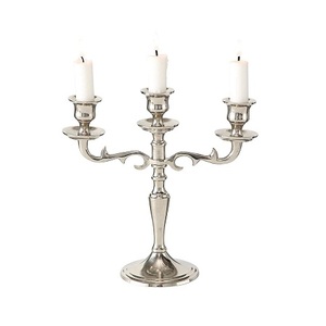 Candelabre en laiton de couleur argent, design standard, forme et taille personnalisées, centre de table pour les meilleures ventes - Product Image 4