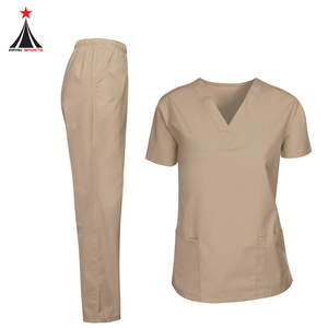 Haut de gommage en tissu doux pour uniforme d'hôpital personnel de service OEM infirmière de gommage uniforme d'hôpital - Product Image 5