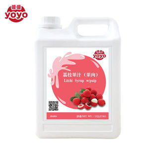 Sirope de fruta concentrado con sabor Litchi, pulpa, Taiwán - Product Image 5